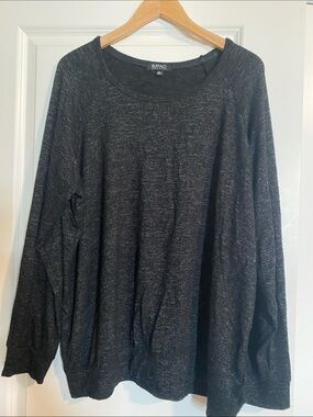 Buffalo David Bitton Charcoal Marled Scoop Neck Pullover